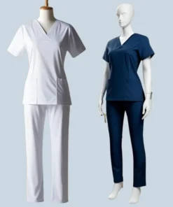 100% linen scrubs for woman