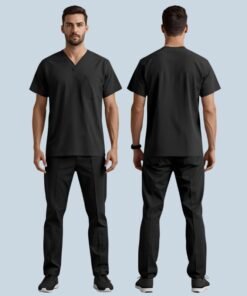 100% Linen scrub men