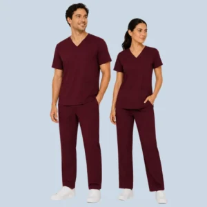 Burgundy Bamboo Scrubs