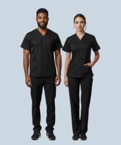 Polyester spandex scrub tops and pants built for daily use.