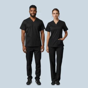 Polyester spandex scrub tops and pants built for daily use.