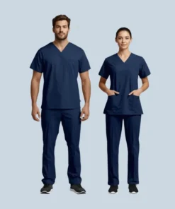 Polyester spandex scrubs