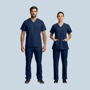 Polyester spandex scrubs