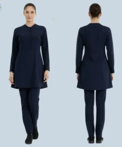 Stretch Zippered Hijab Suit