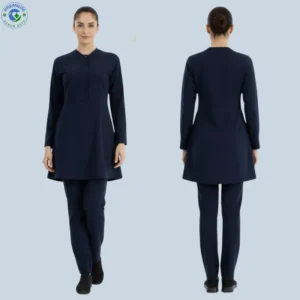 Stretch Zippered Hijab Suit