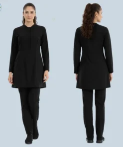 Stretch Zippered Hijab Suit