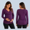 Maternity Overlap Nursing Top Set