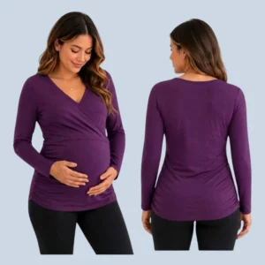 Maternity Overlap Nursing Top Set