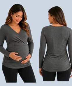 Maternity Overlap Nursing Top Set