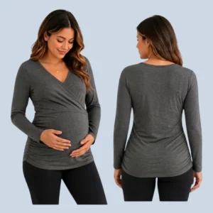 Maternity Overlap Nursing Top Set