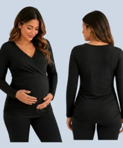 Maternity Overlap Nursing Top Set