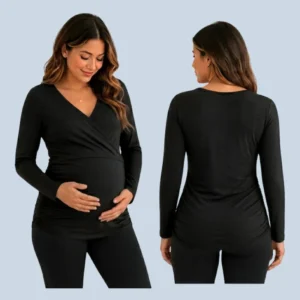 Maternity Overlap Nursing Top Set