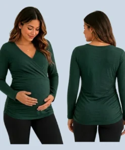 Maternity Overlap Nursing Top Set