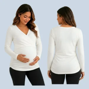 Maternity Overlap Nursing Top Set