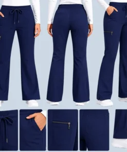 Women Flare Scrub Pants