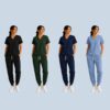 5 Scrub Sets in 100% Organic Cotton For Janessa