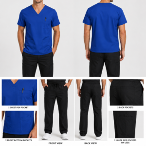 5 Scrub Sets Order For Douglas Bethuram In 100% Organic cotton
